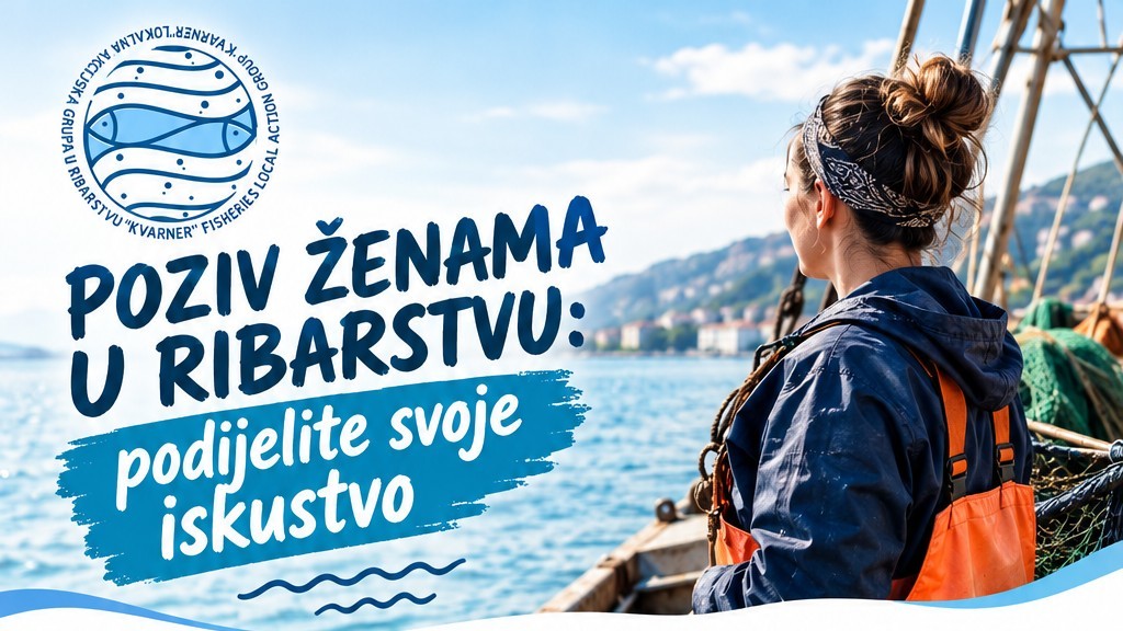Poziv ženama u ribarstvu: podijelite svoje iskustvo – LAGUR Kvarner
